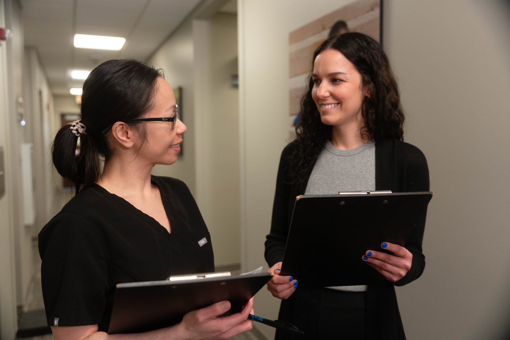 fallbrook family providers reviewing documents 